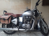 Silver Royal Enfield Bullet Electra Twinspark