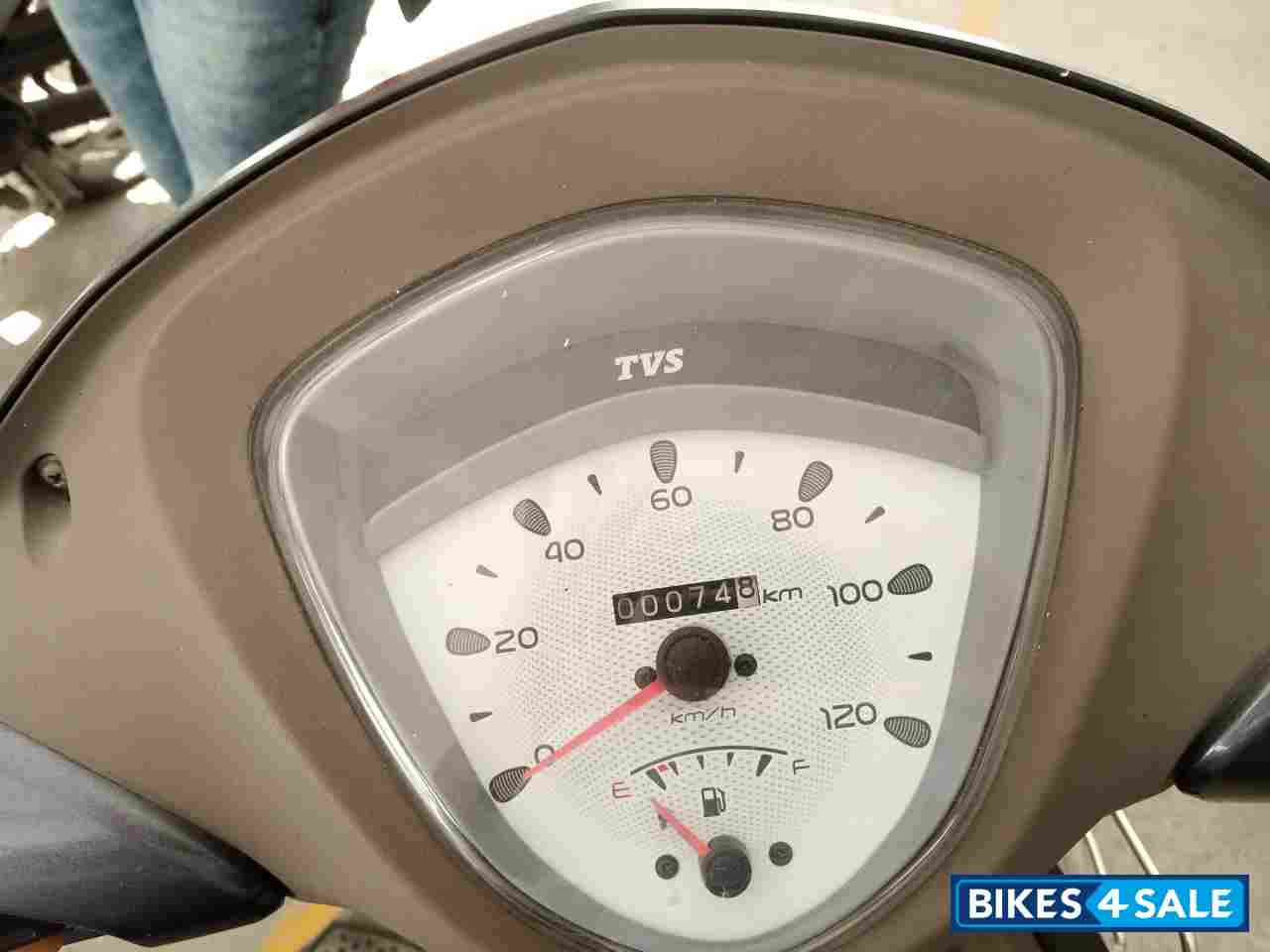 Black TVS Scooty Zest