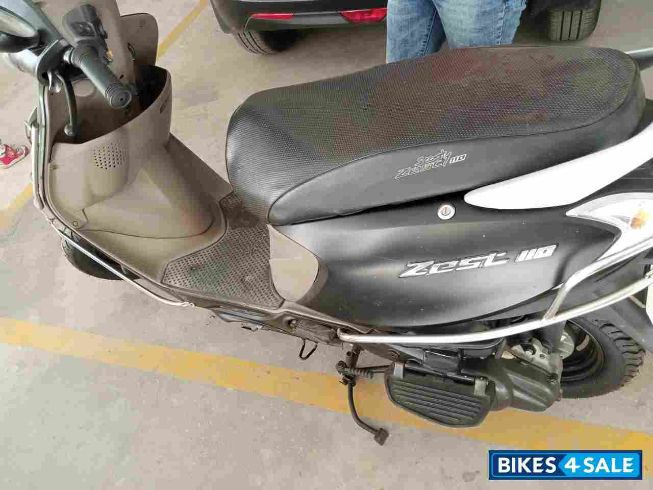 Black TVS Scooty Zest