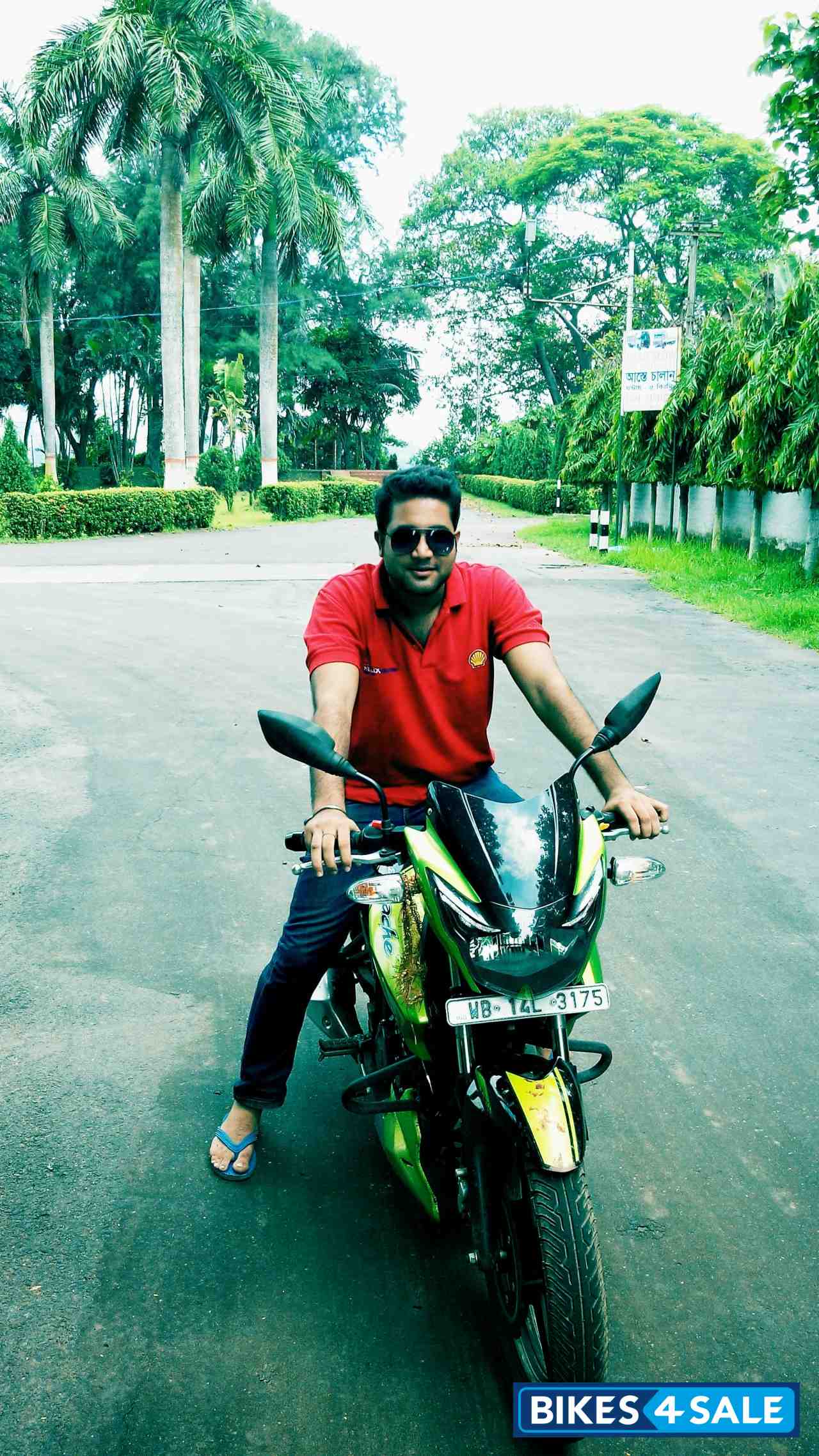 Green & Black TVS Apache RTR 160 Green & Black TVS Apache RTR 160