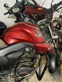 Red Honda CB Trigger