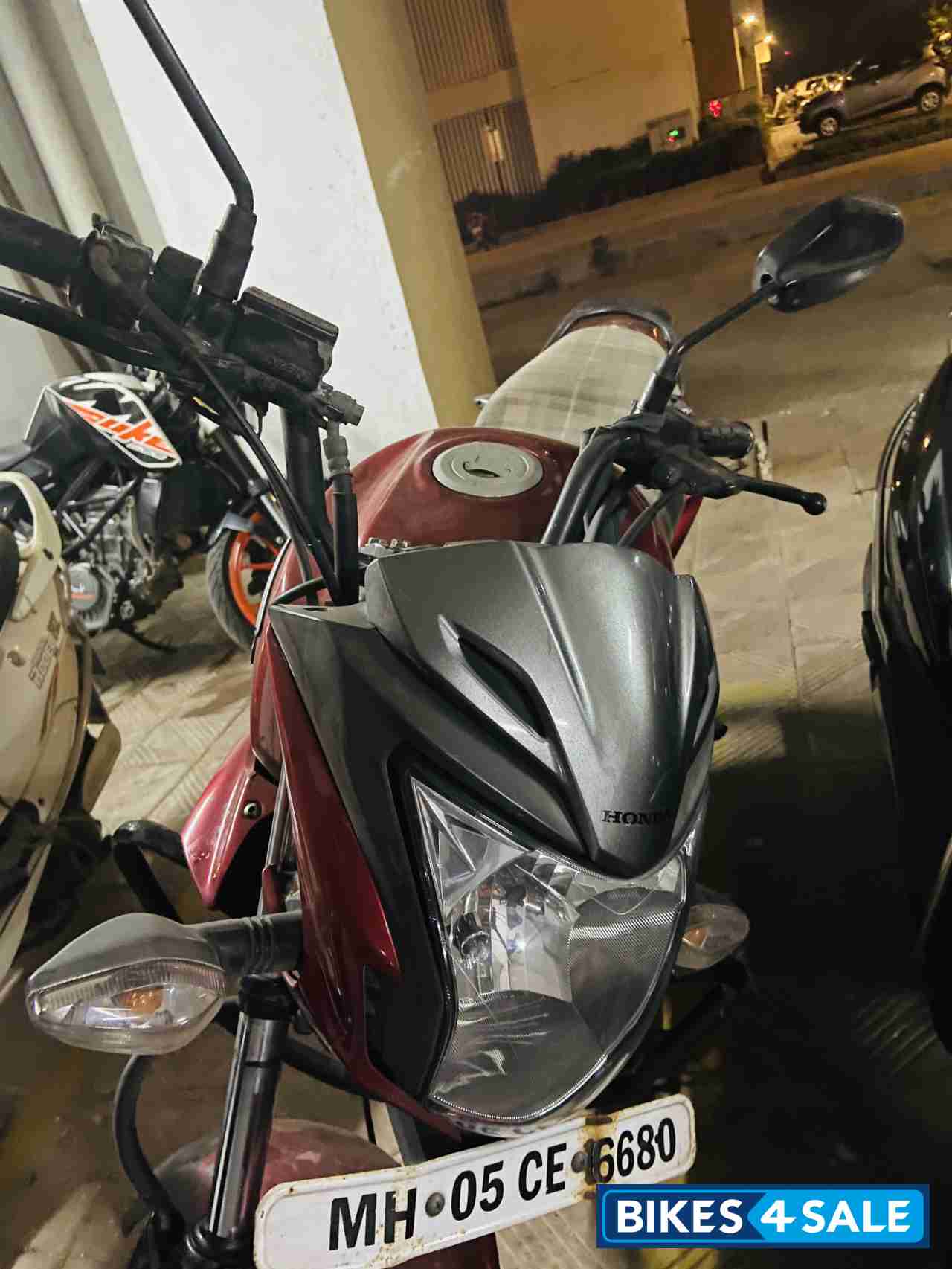 Red Honda CB Trigger