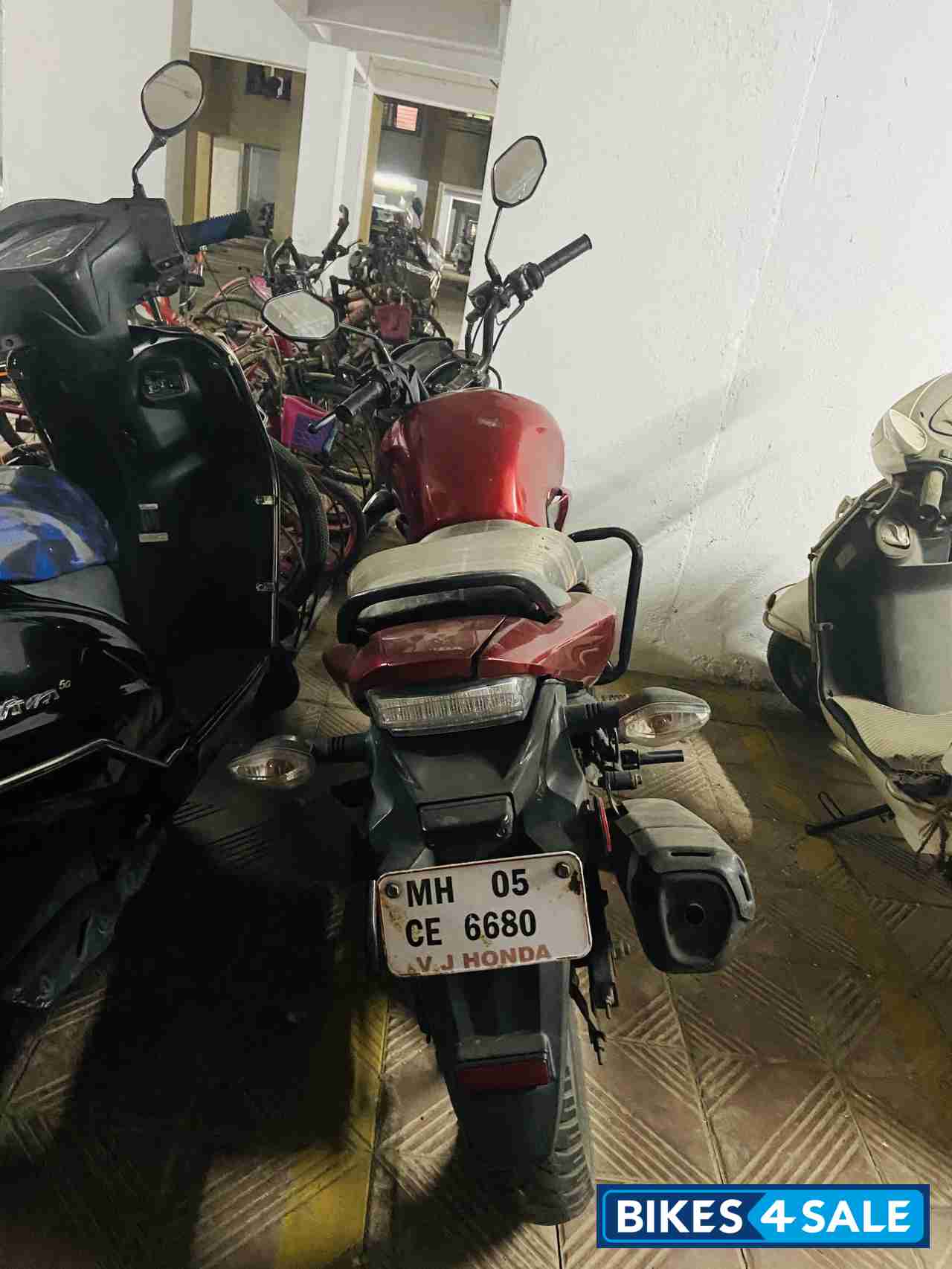 Red Honda CB Trigger