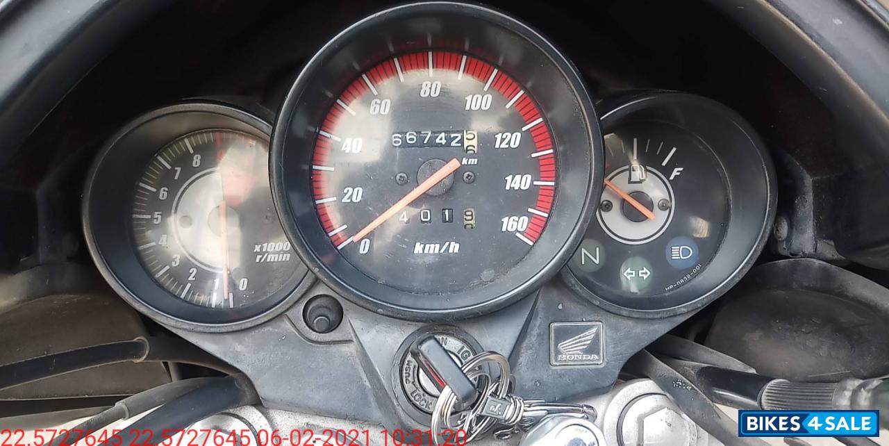 Black Honda CB Unicorn