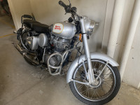 Silver Royal Enfield Classic 350