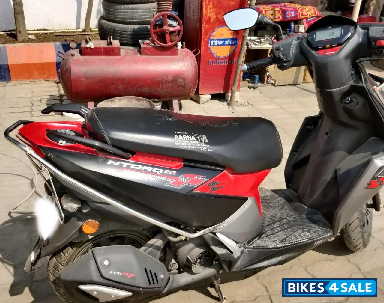 Red And Black TVS NTORQ 125 Race Edition BS6