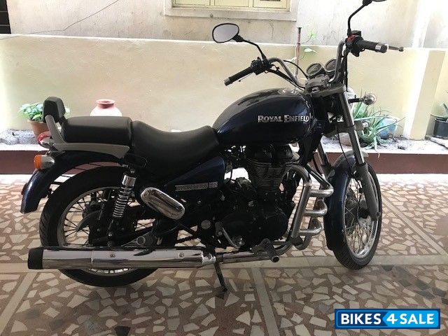 Marine Blue Royal Enfield Thunderbird 500