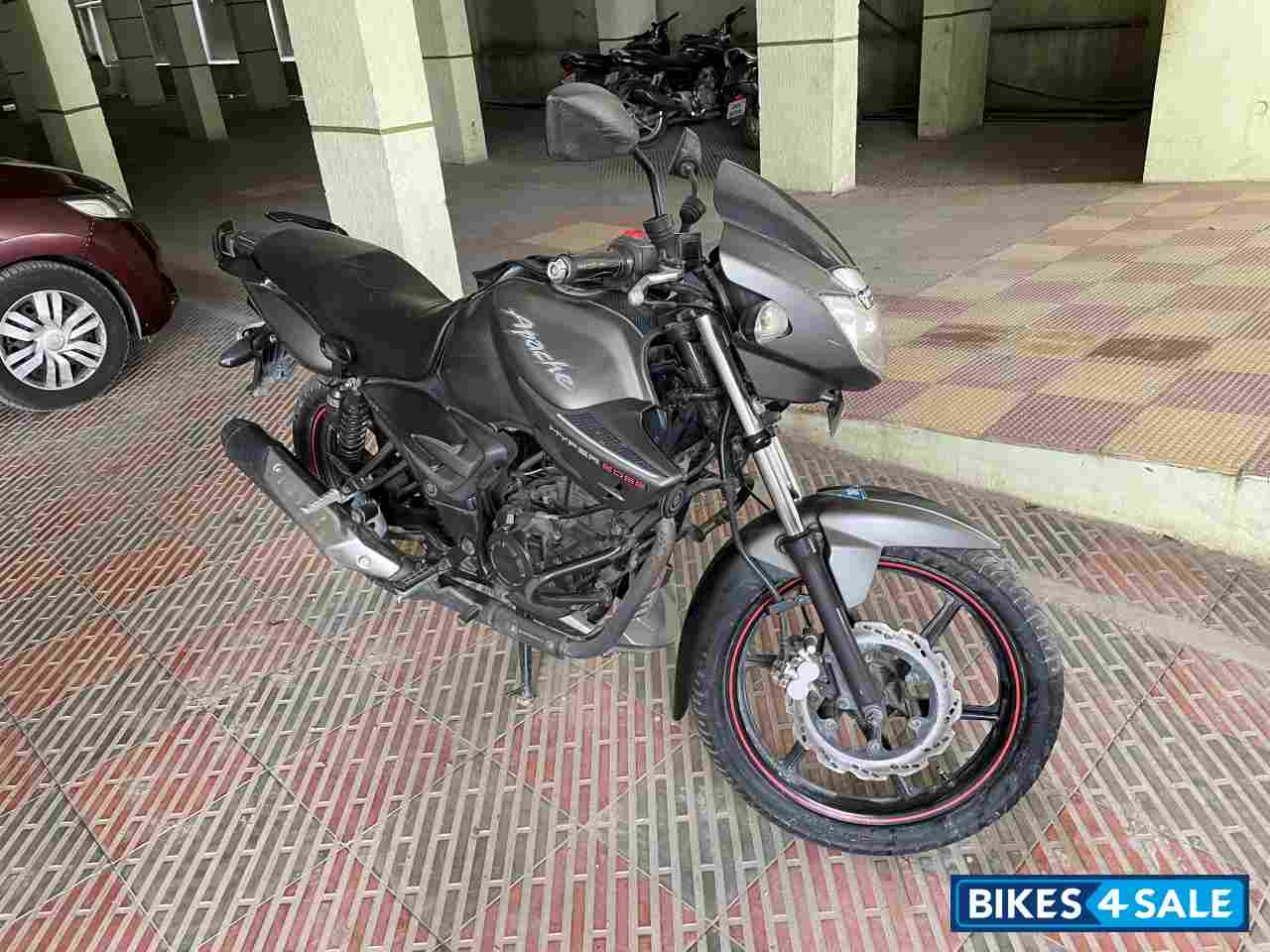 Grey TVS Apache RTR 160