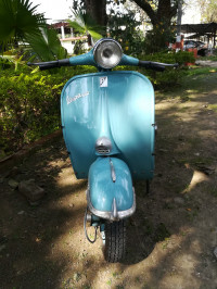 Blue Vespa Vintage italian vespa 150