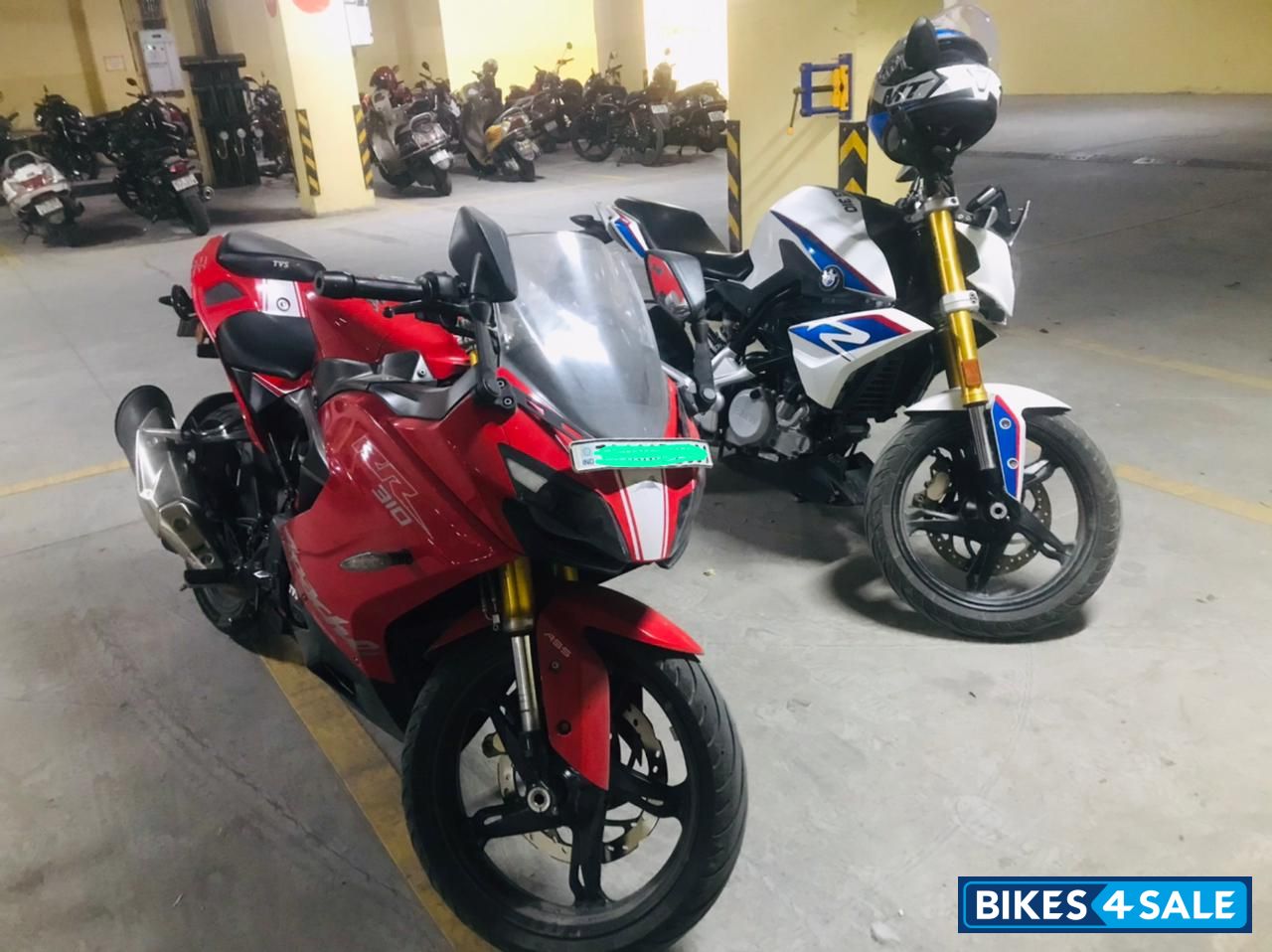 Sport Red TVS Apache RR 310