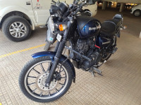 Blue Royal Enfield Thunderbird 500