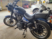 Blue Royal Enfield Thunderbird 500