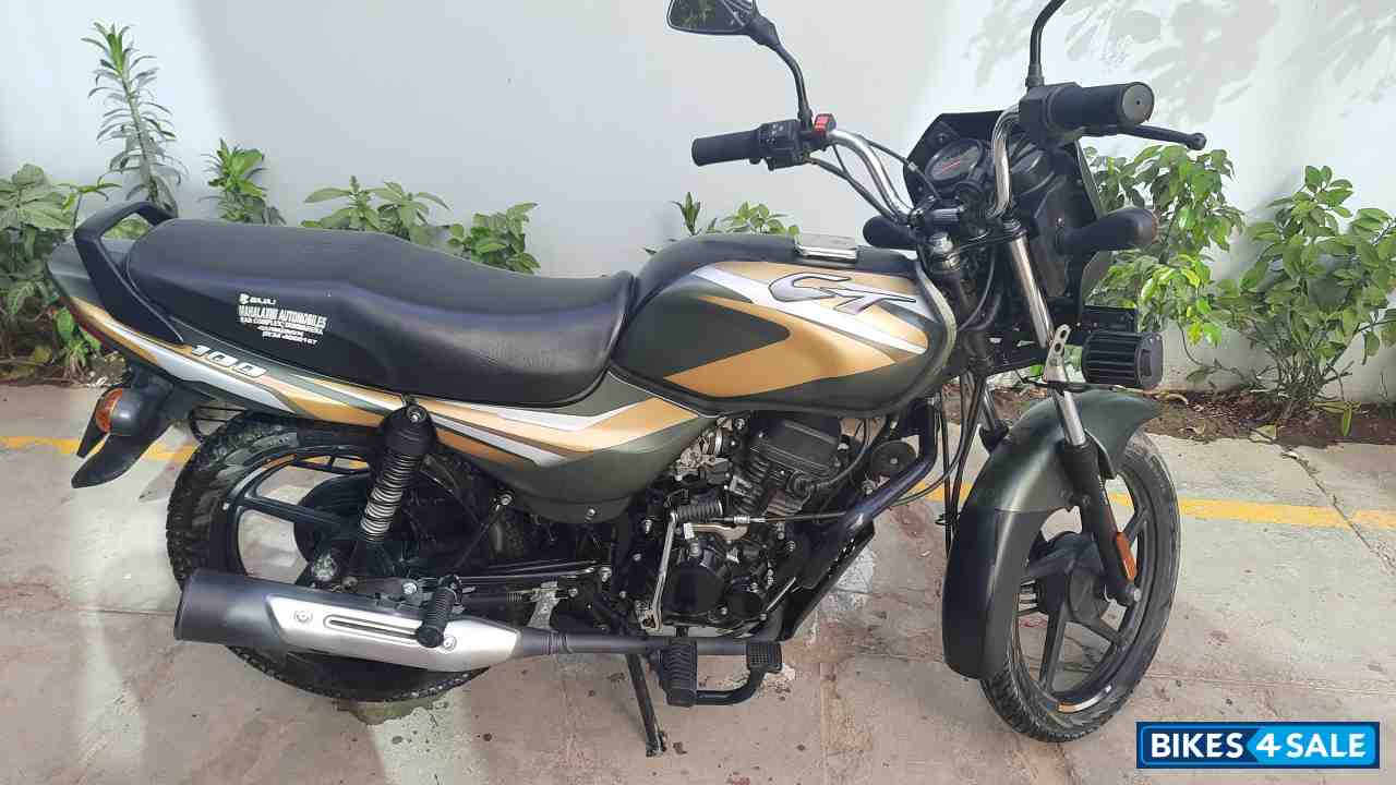 Matte Green Bajaj CT100 ES BS6