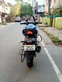 Blue Suzuki Gixxer SF Fi