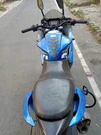 Blue Suzuki Gixxer SF Fi