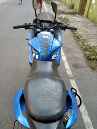 Blue Suzuki Gixxer SF Fi