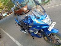 Blue Suzuki Gixxer SF Fi