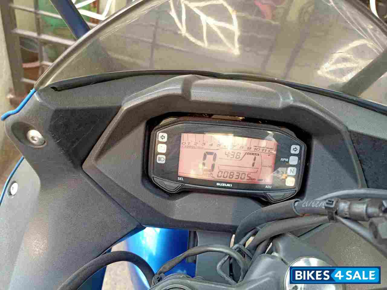 Blue Suzuki Gixxer SF Fi