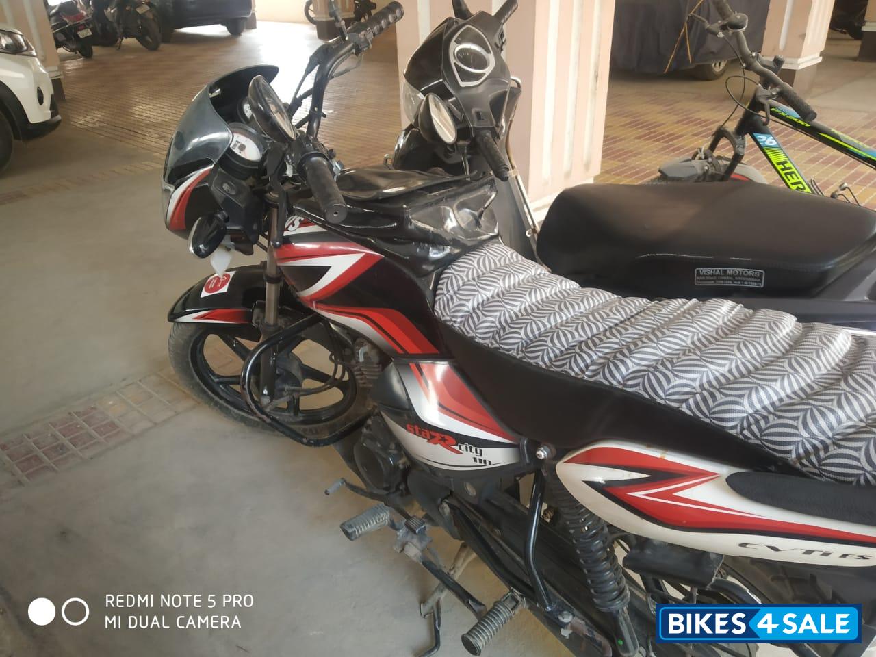 Black TVS Star City Plus BS VI