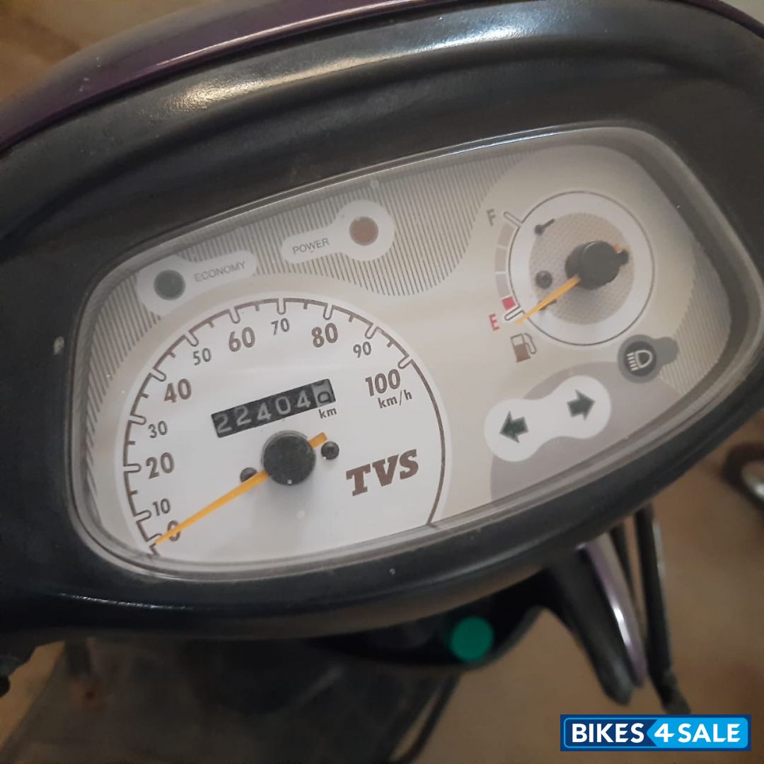 Purple TVS Scooty Pep Plus