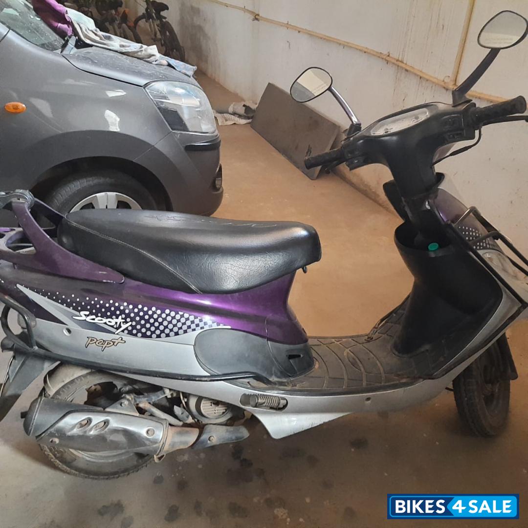 Purple TVS Scooty Pep Plus