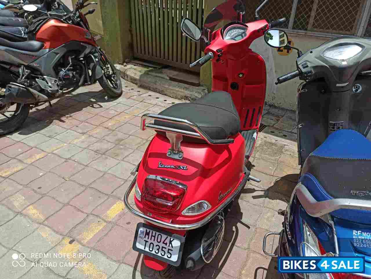 Red Matt Vespa SXL 125