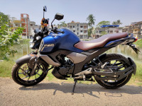 Blue Yamaha FZ-S FI V3