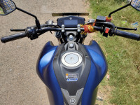 Blue Yamaha FZ-S FI V3