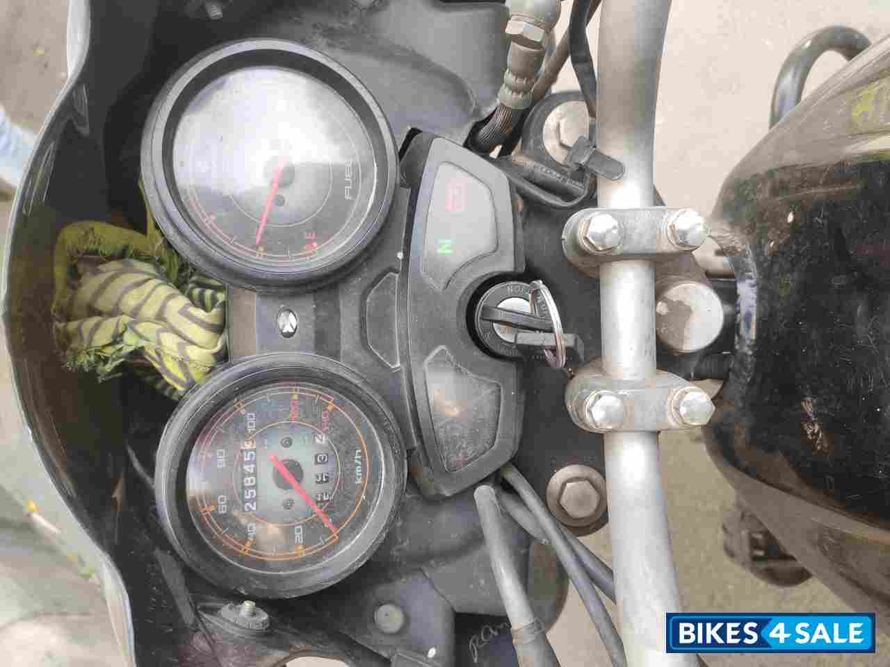 Black And Green Bajaj Discover 125