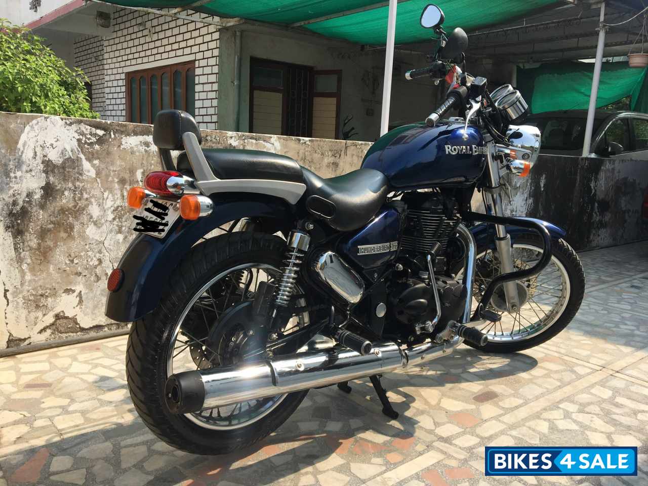Marine Blue Royal Enfield Thunderbird 350
