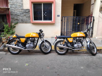 Yellow Royal Enfield Continental GT 535