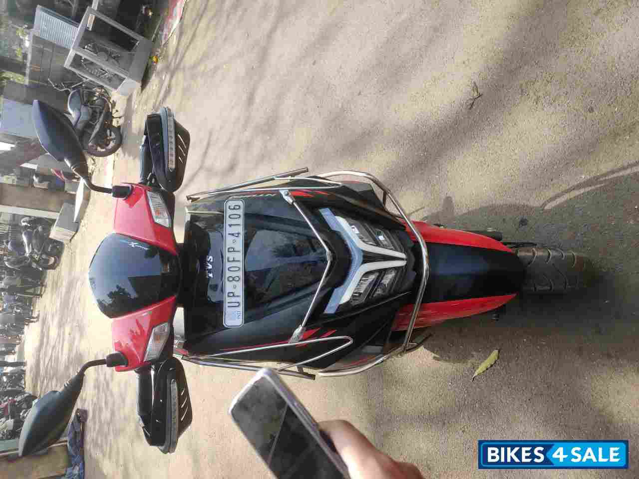 Red Black TVS NTORQ 125 Race Edition