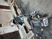 Blue Black Suzuki Gixxer SF