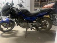 Blue & Black Bajaj Pulsar 180 DTSi