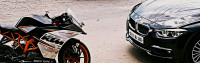White KTM RC 390