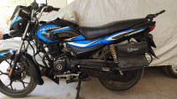 Black Blue Bajaj Platina 110 H-Gear