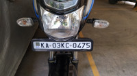 Black Blue Bajaj Platina 110 H-Gear