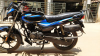 Black Blue Bajaj Platina 110 H-Gear