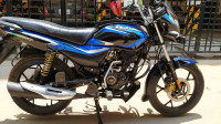 Black Blue Bajaj Platina 110 H-Gear