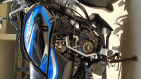 Black Blue Bajaj Platina 110 H-Gear