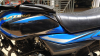Black Blue Bajaj Platina 110 H-Gear