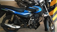 Black Blue Bajaj Platina 110 H-Gear