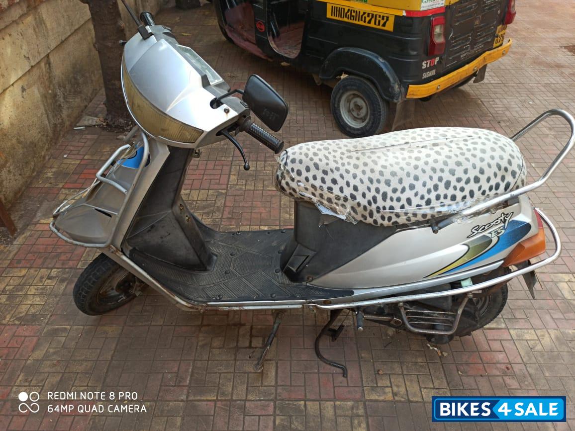 Silver Grey TVS Scooty ES