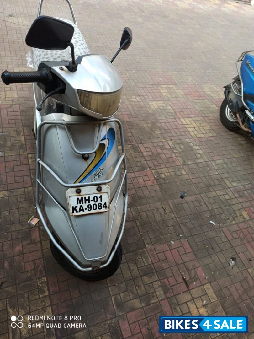 Silver Grey TVS Scooty ES