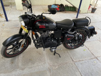 Stealth Black Royal Enfield Classic 350 Dual Channel BS6