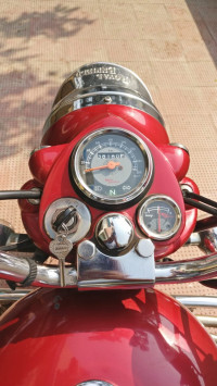 Red Royal Enfield Bullet Electra
