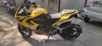 Yellow Bajaj Pulsar RS 200