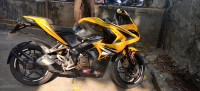 Yellow Bajaj Pulsar RS 200