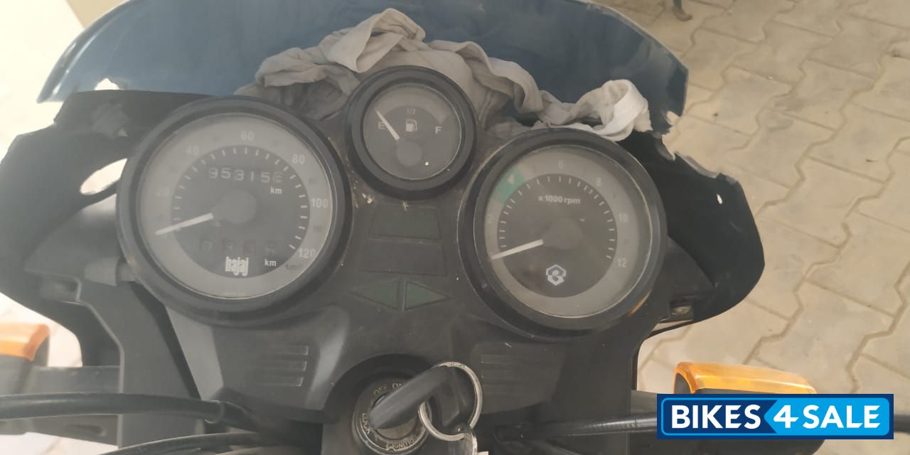 Black And Red Bajaj Caliber 115