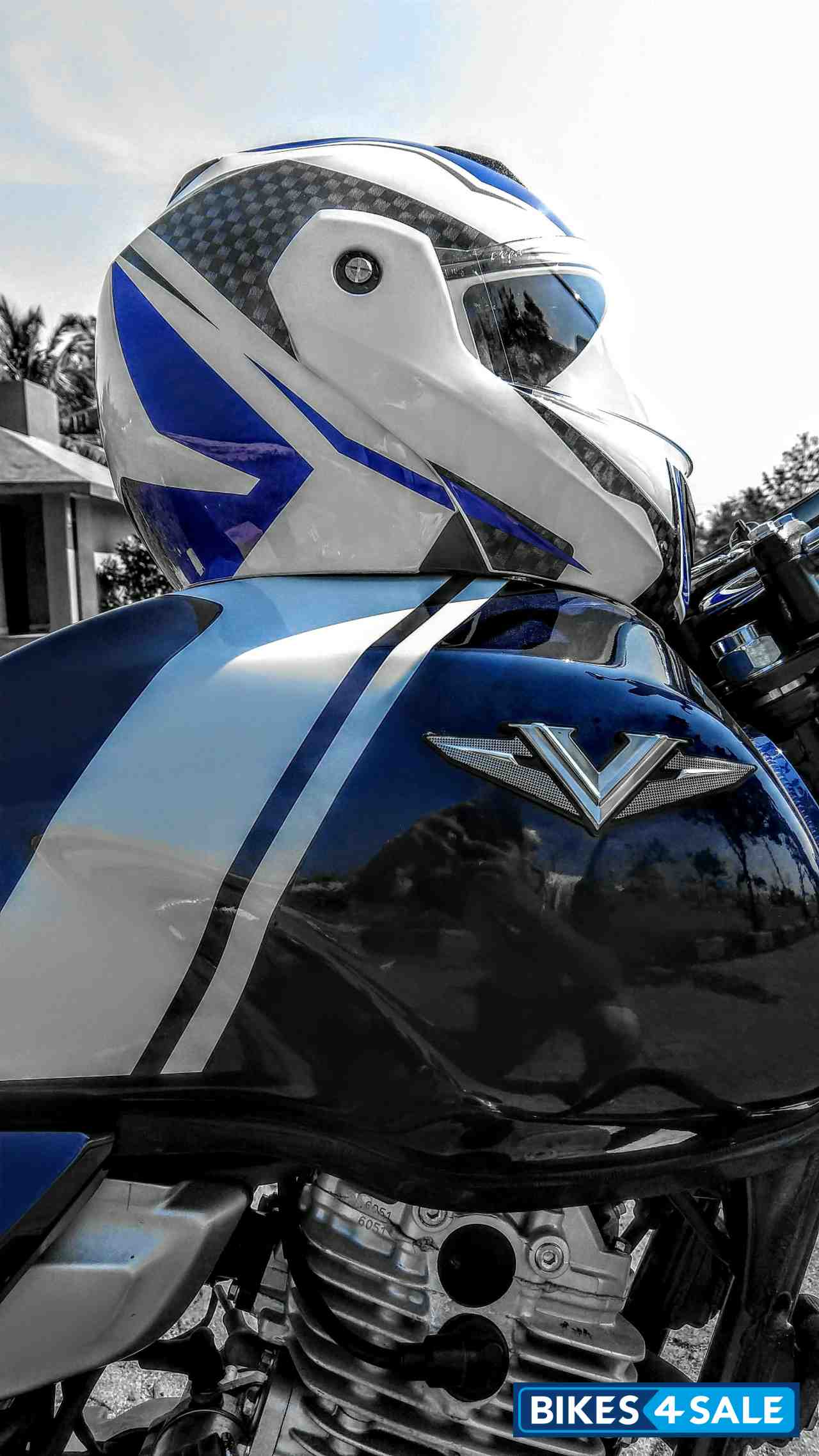 Navy Blue Bajaj V15